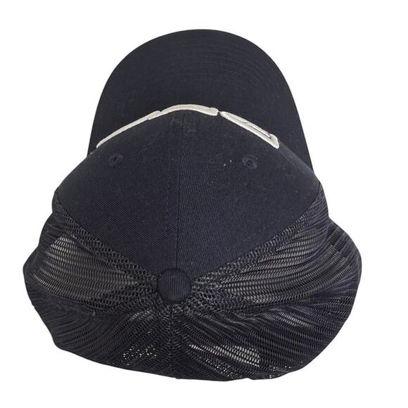 Columbia PFG Fishing Mesh Ball Cap Hat Performance Gear Snapback Navy Blue - Picture 13 of 16